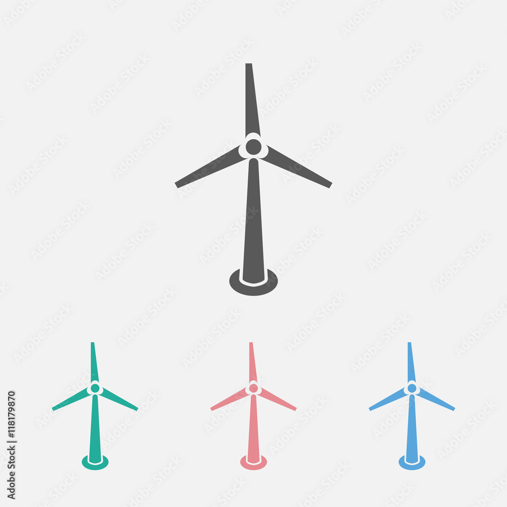 wind turbine icon wind turbine icon