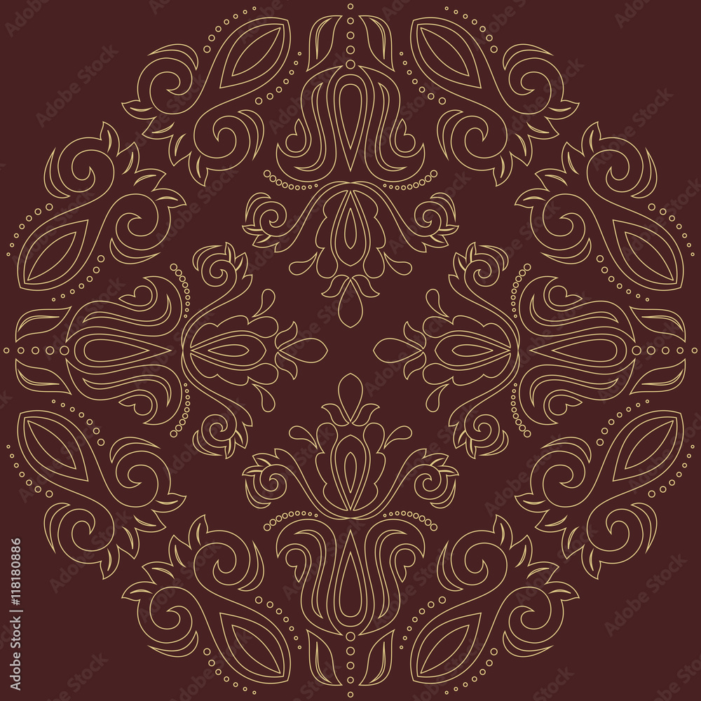 Oriental Abstract Vector Pattern Oriental Abstract Vector Pattern