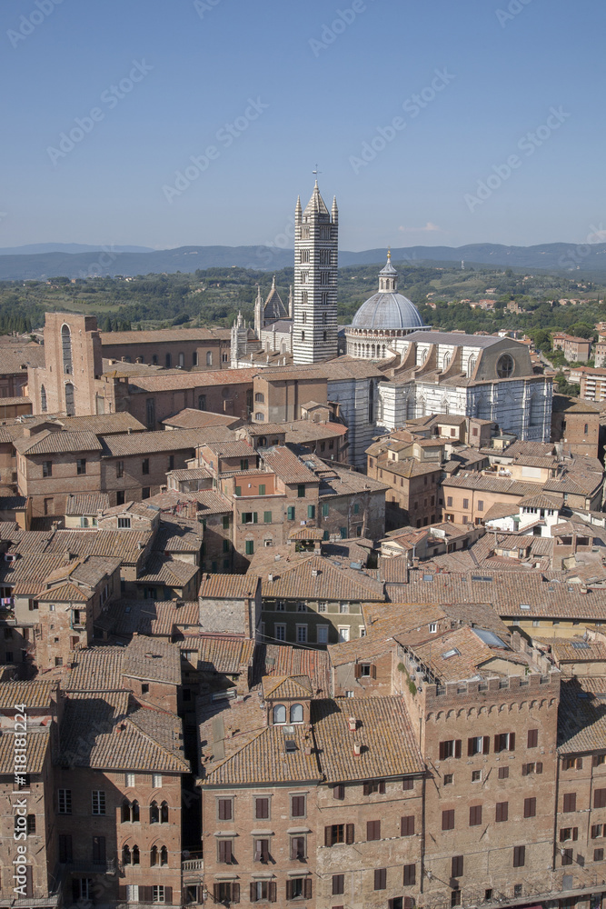 View of Sienna Cathedral in Tuscany