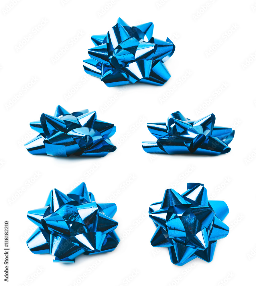 Decorational bow isolated Decorational bow isolated
