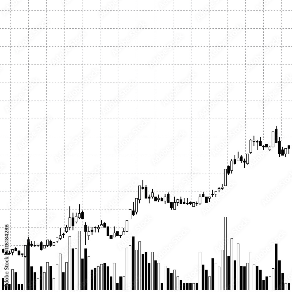 Candle stick graph chart and indicator of stock market investmen Candle stick graph chart and indicator of stock market investmen