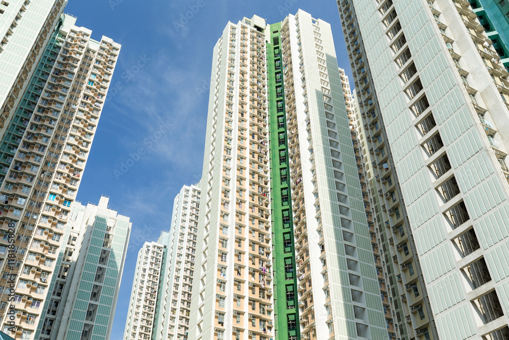 Public housing building to the sky