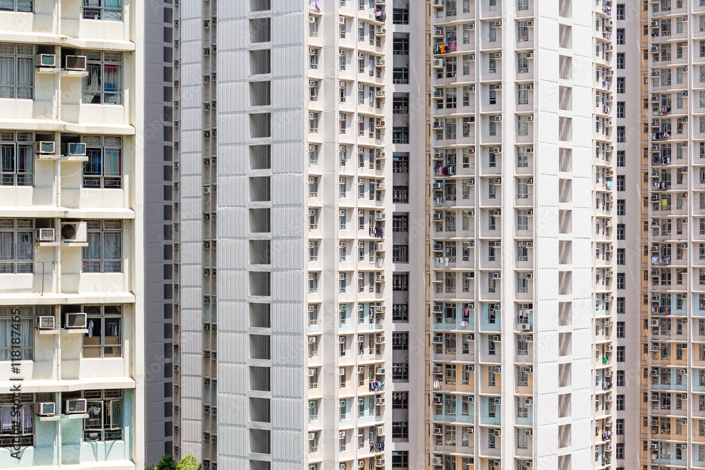 Apartment building in Hong Kong Apartment building in Hong Kong