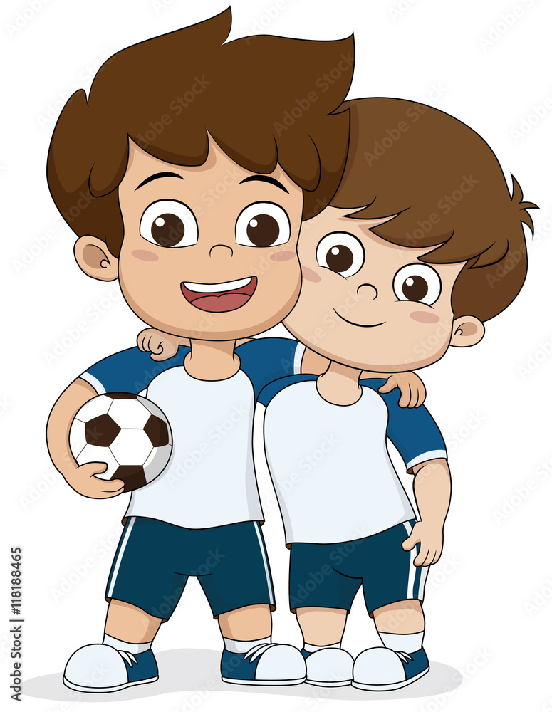 Cartoon Soccer Kids Two Friendly Kid Vector De Stock Adobe Stock cartoon-soccer-kids-two-friendly-kid-vector-de-stock-adobe-stock