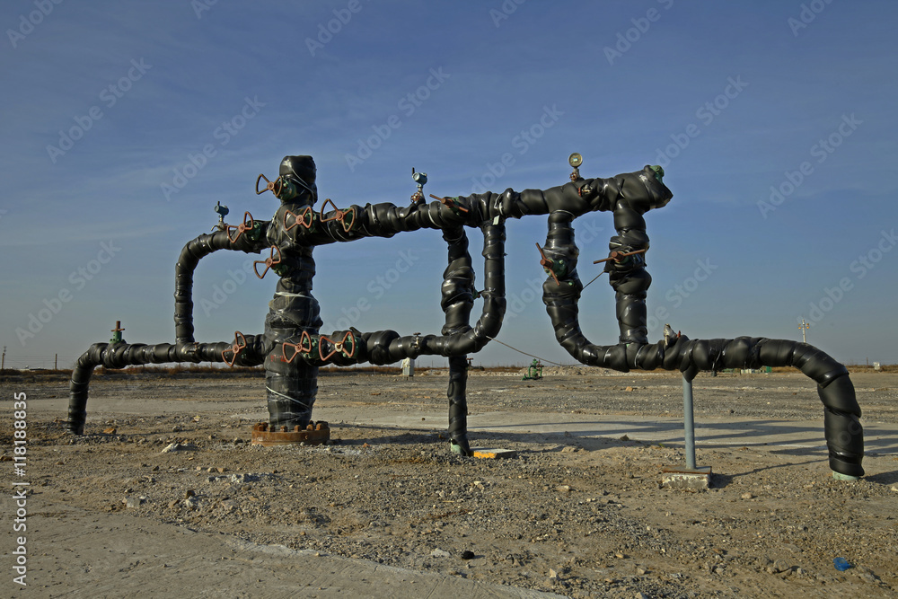 Fototapeta premium Pipes and valves