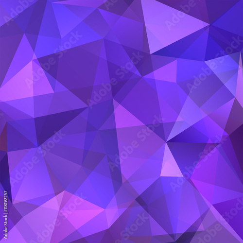 abstract background consisting of purple triangles, vector illustration
