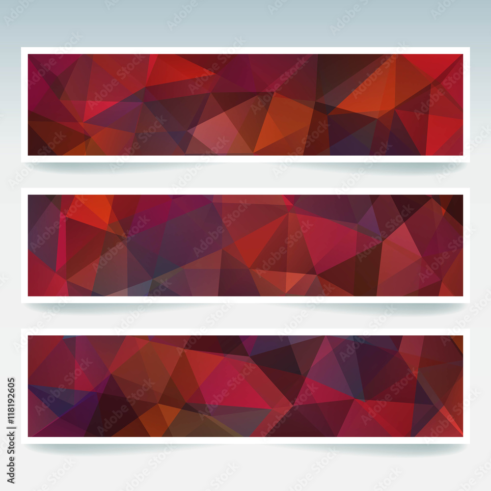 Abstract banner with business design templates. Set of Banners Abstract banner with business design templates. Set of Banners