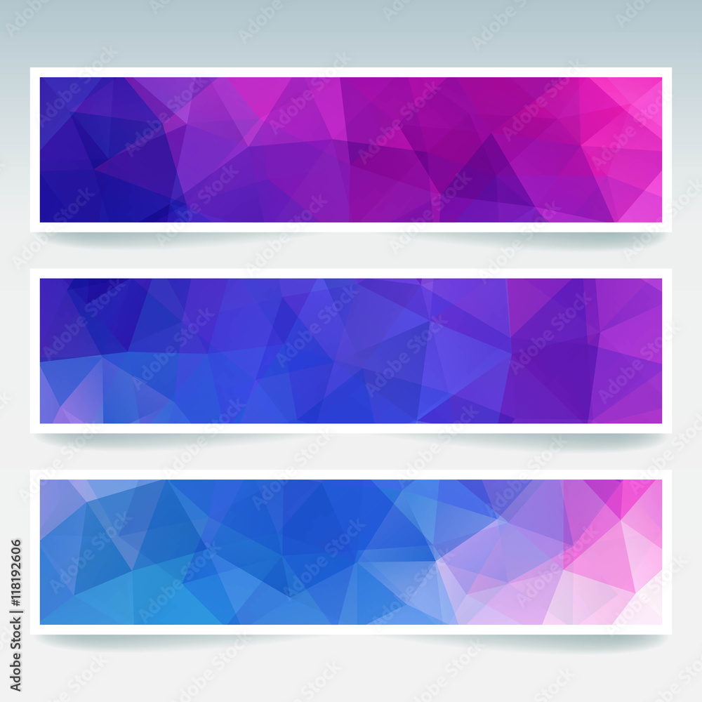 Abstract banner with business design templates. Set of Banners Abstract banner with business design templates. Set of Banners
