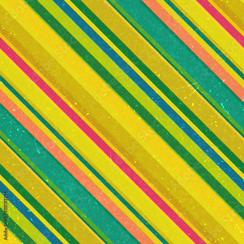 Seamless abstract background with colorful stripes, vector