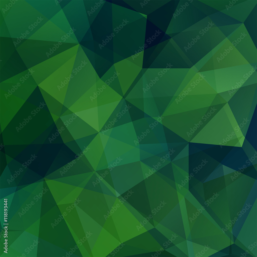 Abstract geometric style green background. Abstract geometric style green background.
