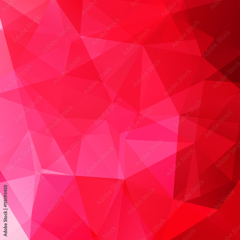Abstract red mosaic background. Triangle geometric background. Abstract red mosaic background. Triangle geometric background.