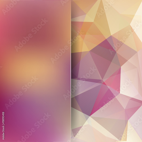 Geometric pattern, polygon triangles vector background 