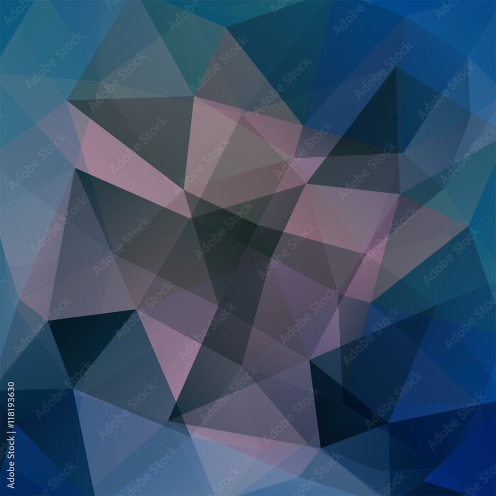 Background of blue geometric shapes. Mosaic pattern. Vector EPS 10. Background of blue geometric shapes. Mosaic pattern. Vector EPS 10.