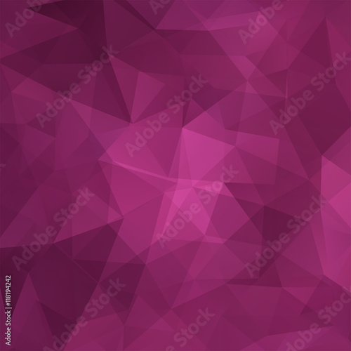 Abstract geometric style pink background. Business backdrop 