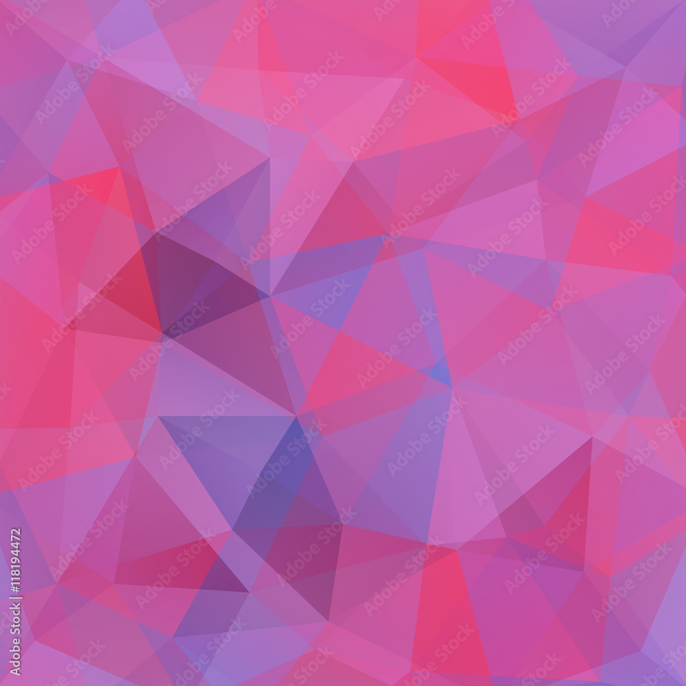 abstract background consisting of pink, purple triangles, vector abstract background consisting of pink, purple triangles, vector