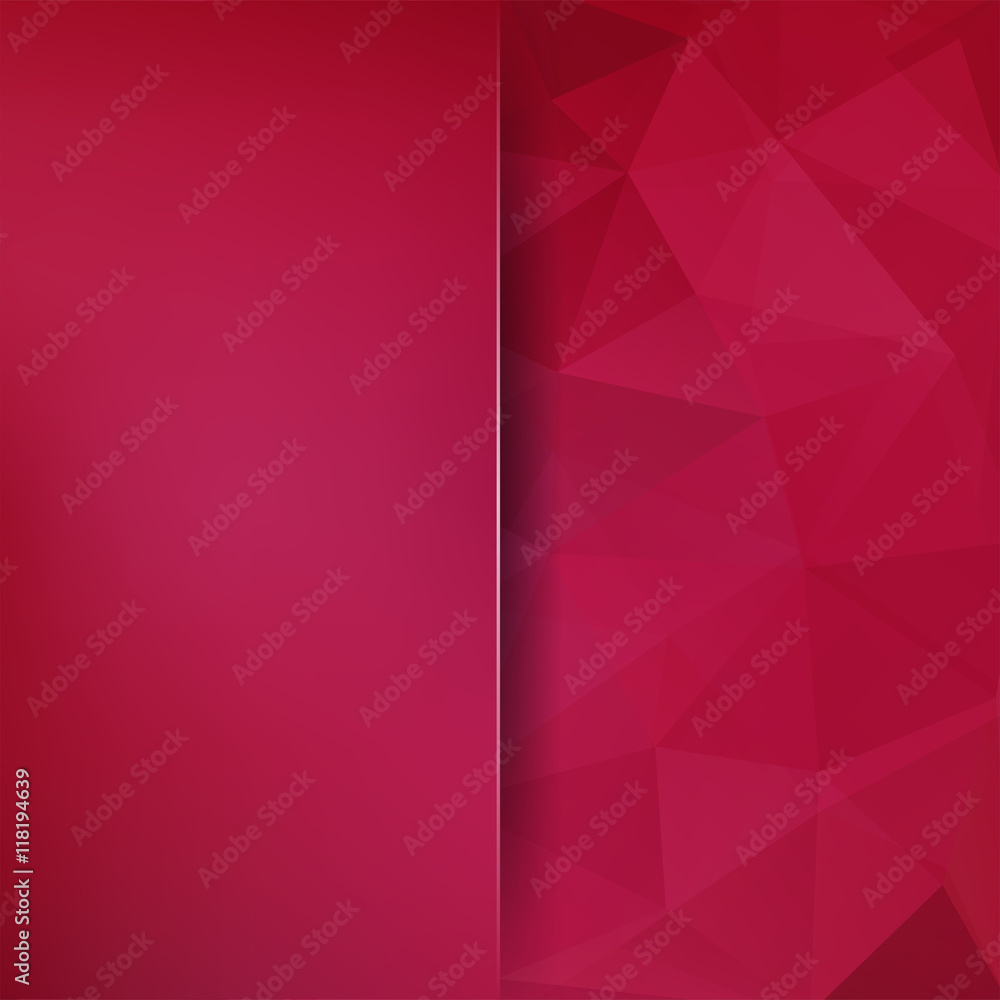 Obraz premium Polygonal vector background. Blur backdrop. Vector illustration.