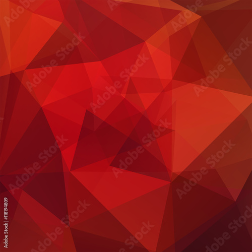 Abstract christmas background consisting of red triangles. 