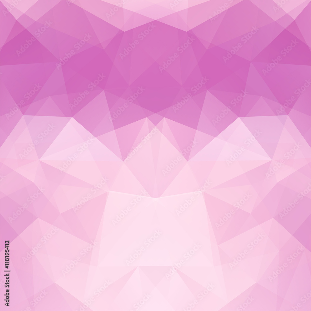 Background of pink geometric shapes. Pink mosaic pattern. Background of pink geometric shapes. Pink mosaic pattern.