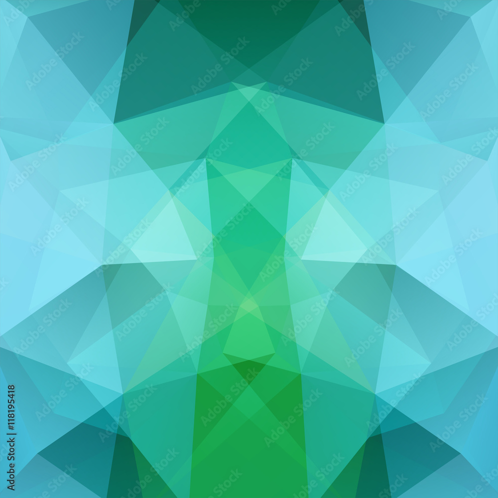 Abstract blue mosaic background. Triangle geometric background Abstract blue mosaic background. Triangle geometric background
