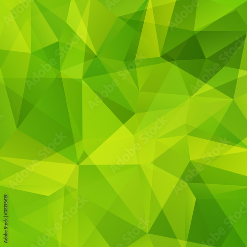 Background of green geometric shapes. Vector EPS 10. Vector illustration
