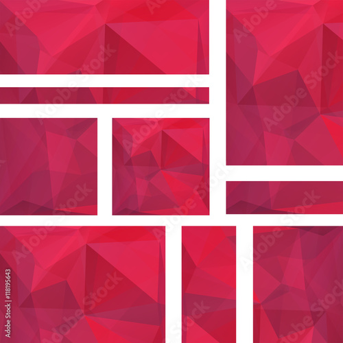 Abstract banner with business design templates. Set of Banners 