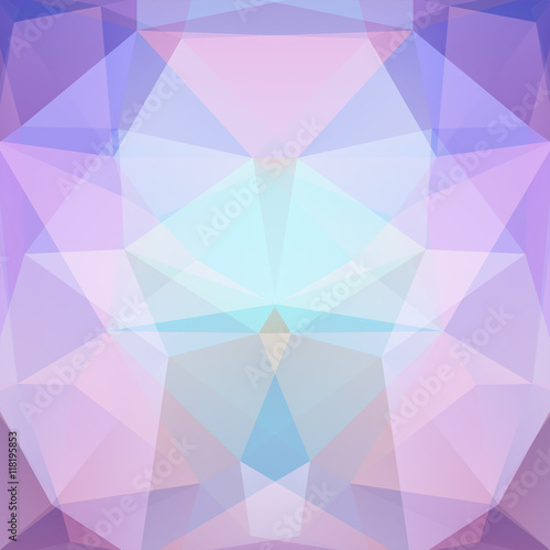 Abstract polygonal vector background. Pink geometric vector 