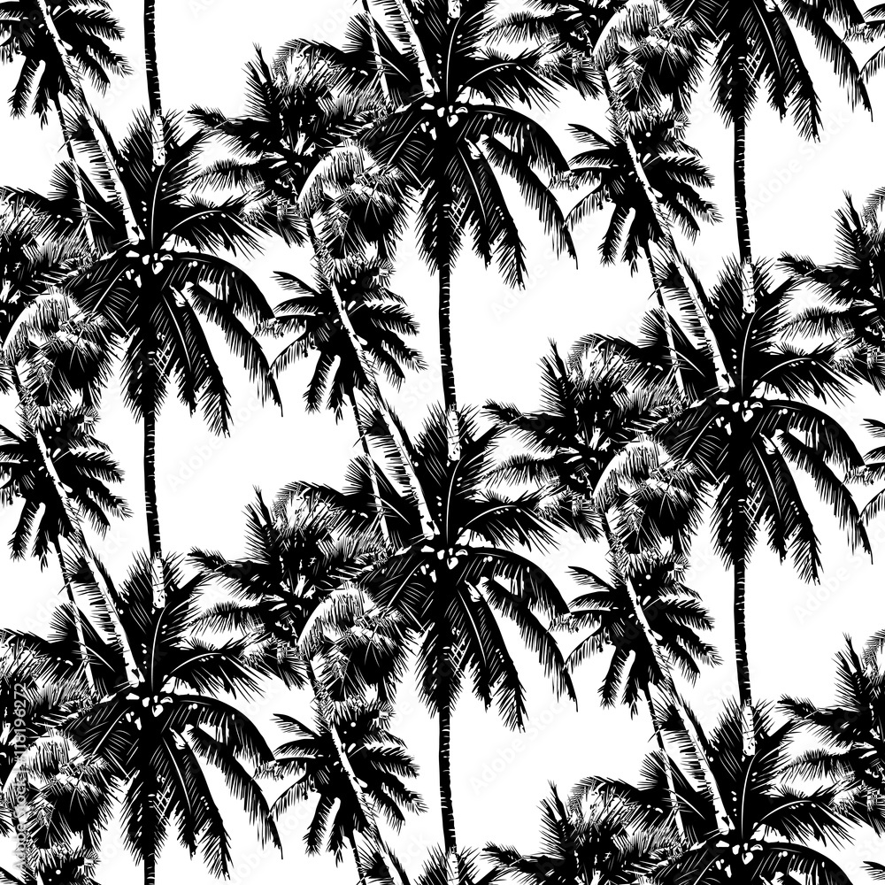 tropical palms pattern