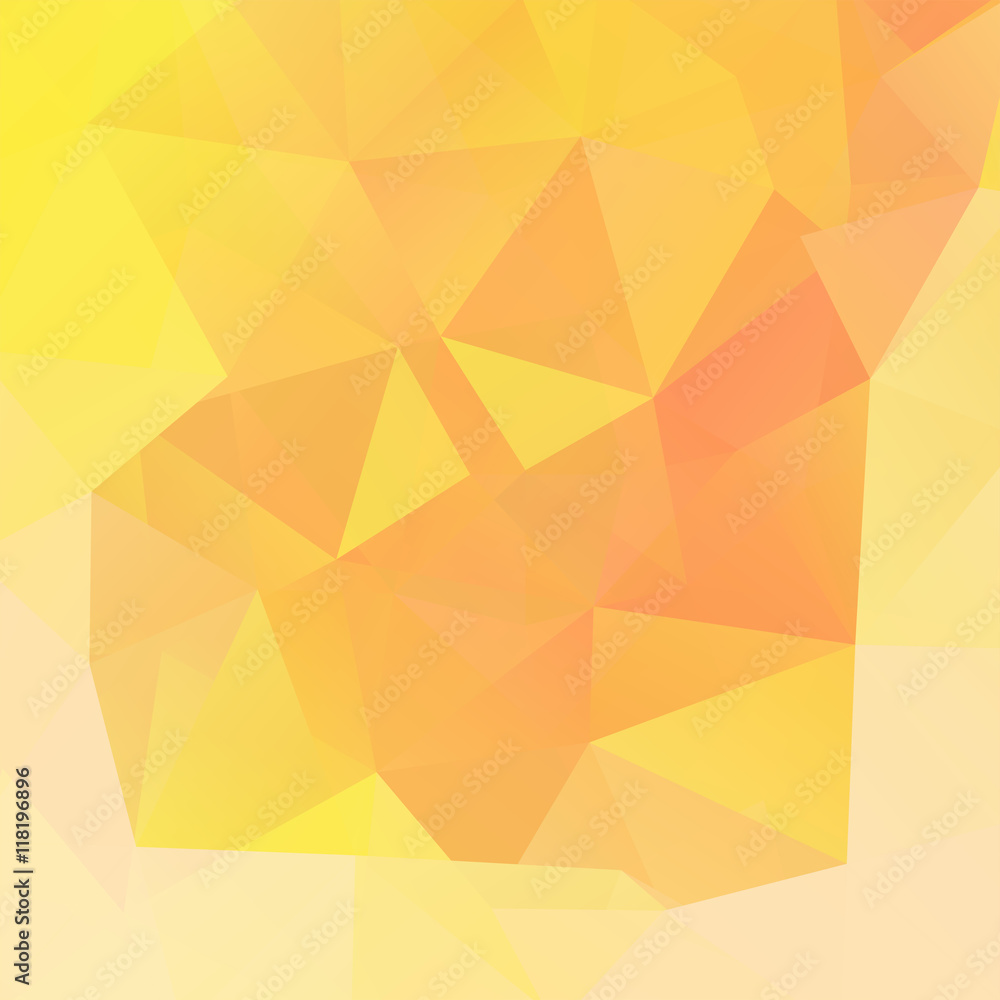 abstract background consisting of yellow, orange triangles abstract background consisting of yellow, orange triangles