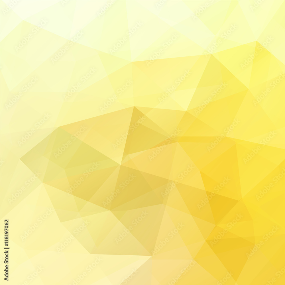 abstract background consisting of yellow triangles abstract background consisting of yellow triangles