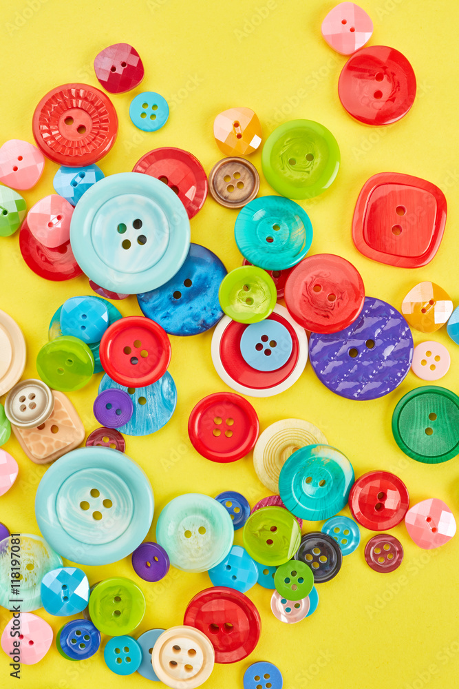 Buttons on yellow background Buttons on yellow background