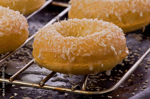 Tableau sur toile Cake Donut