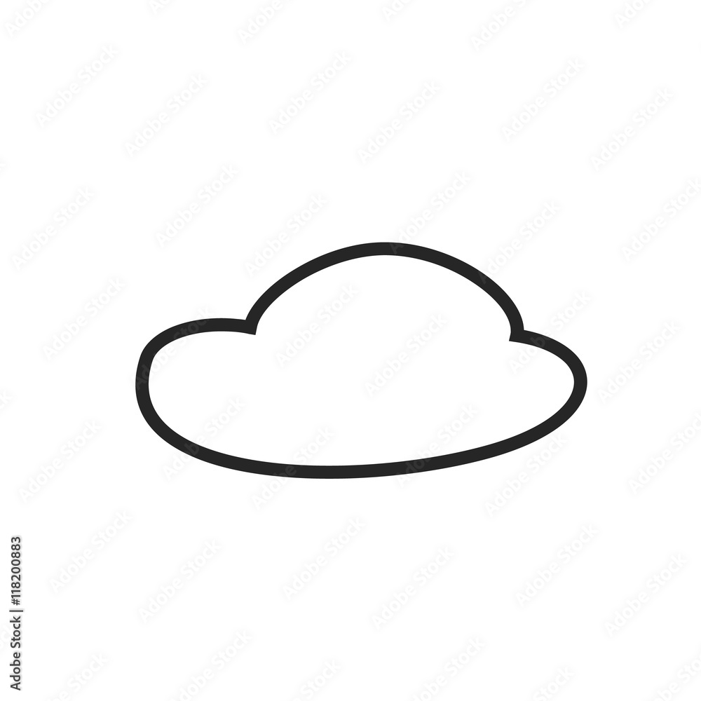Mostly cloudy. Overcast. Day. Weather forecast icon. Mostly cloudy. Overcast. Day. Weather forecast icon.