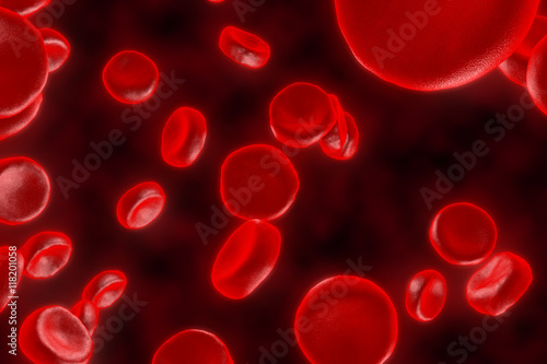 Render red blood cells. Blood elements - red blood cells responsible for oxygen carrying over, regulation pH blood, a food and protection of cages of an organism.