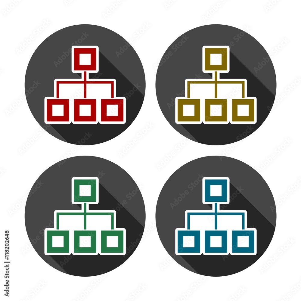 Obraz premium Flow chart Icon 