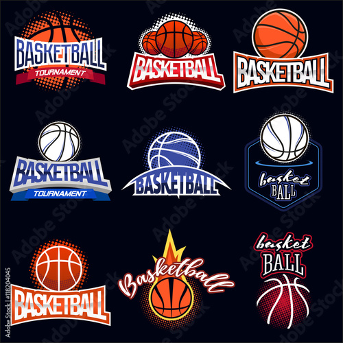 Basketball colour label