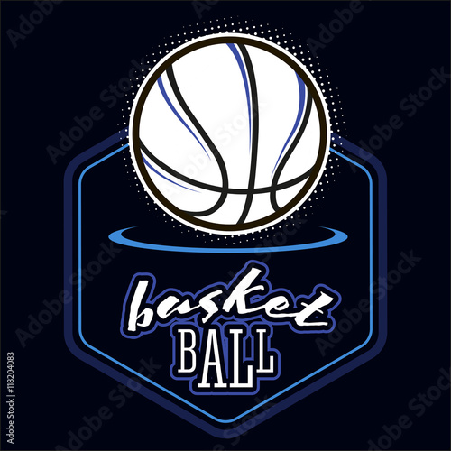 Basketball colour label