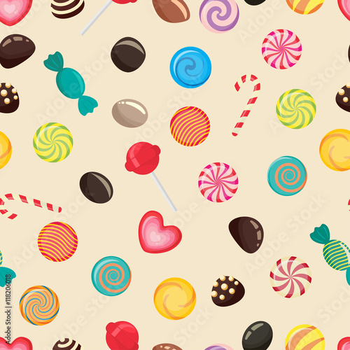 vector candies texture, lollipop