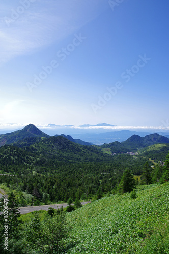 志賀高原 横手山からの眺め