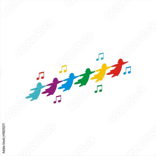 music for all ages logo design
