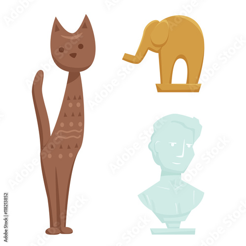 Statuette, figurine and bust