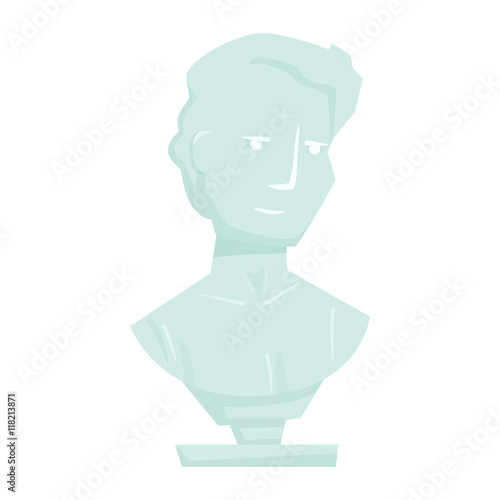 Marble man bust