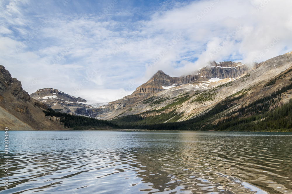 Morning calm Bow Lake, Banff National Park, ALberta, Canada