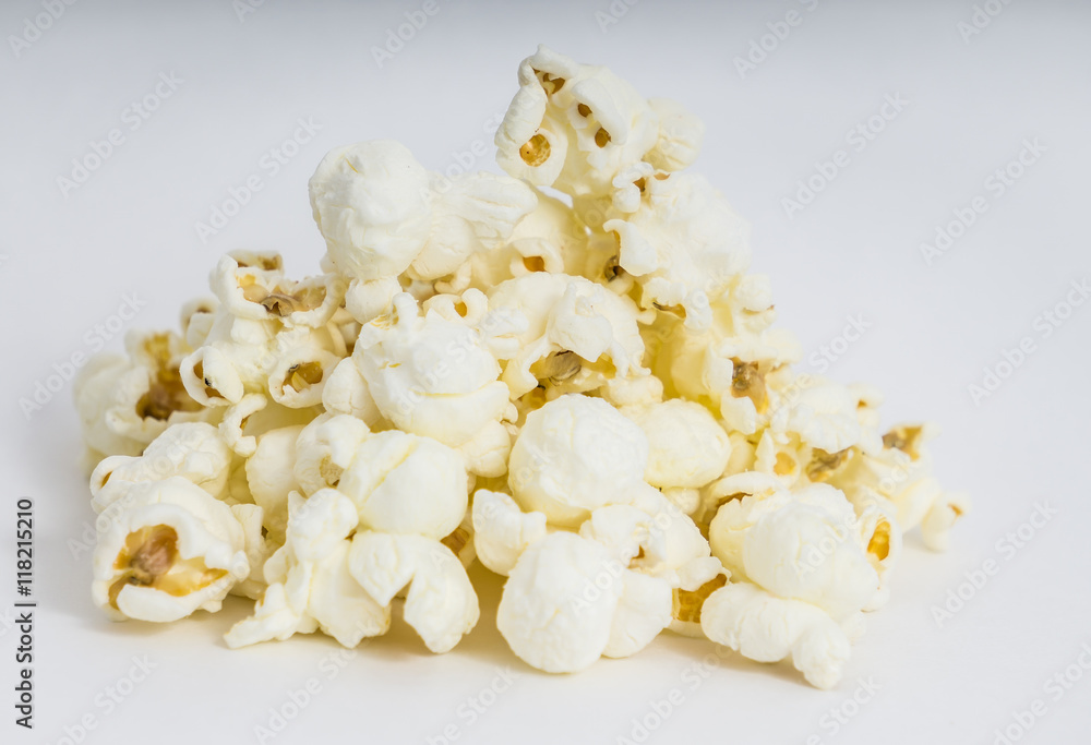 Small Pile of Perfectly Popped Popcorn Small Pile of Perfectly Popped Popcorn