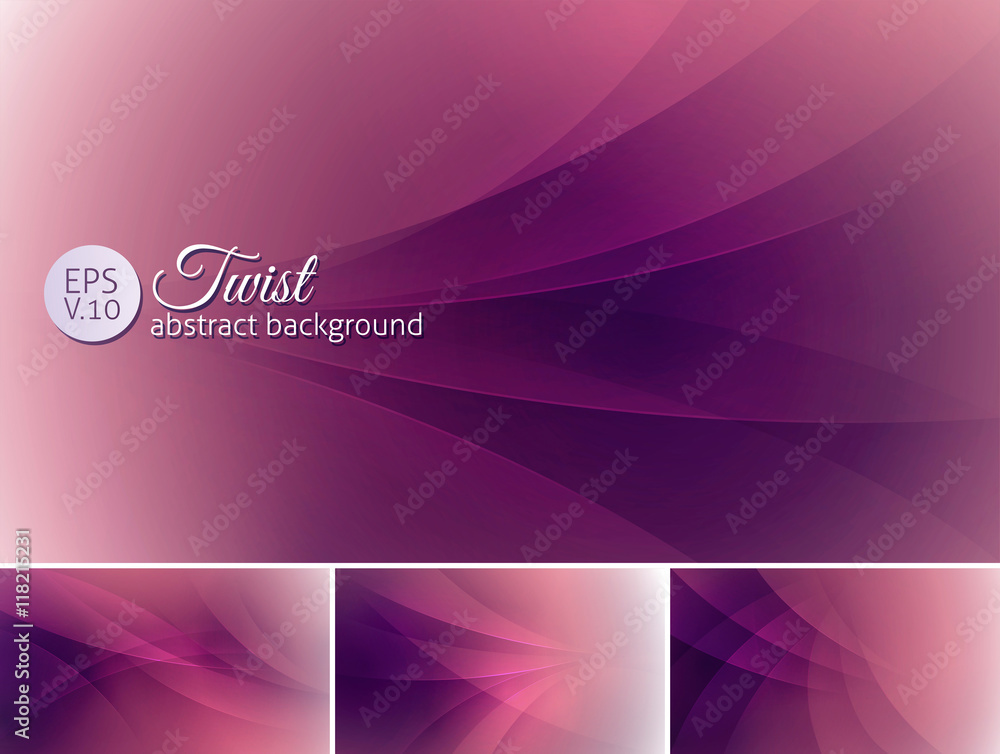 Twist abstract background. A set of vector background suitable Twist abstract background. A set of vector background suitable