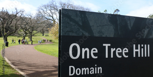 One Tree Hill domain in Cornwall Park in Auckland New Zealand