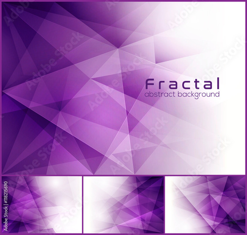Fractal abstract background