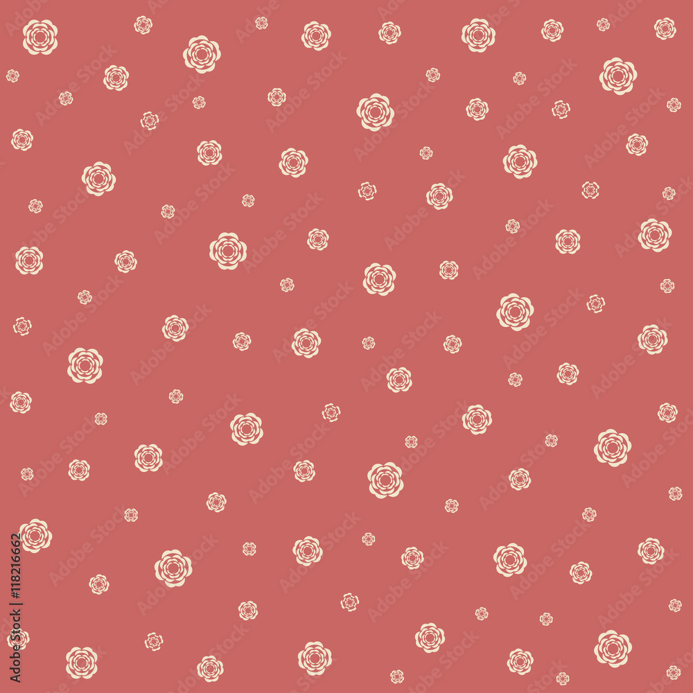 Vector flower pattern background. Vector flower pattern background.