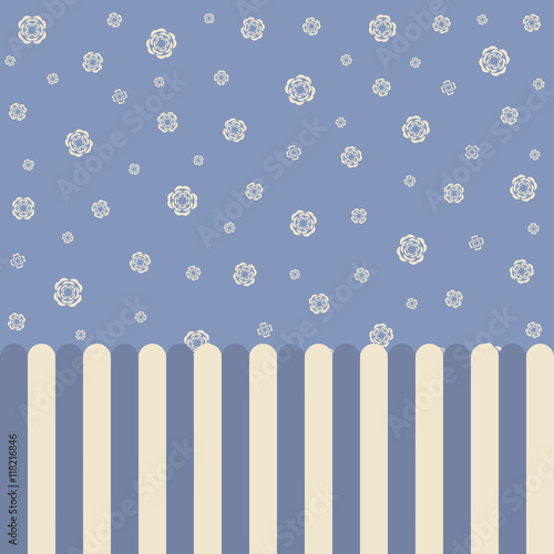 Retro greeting card template design