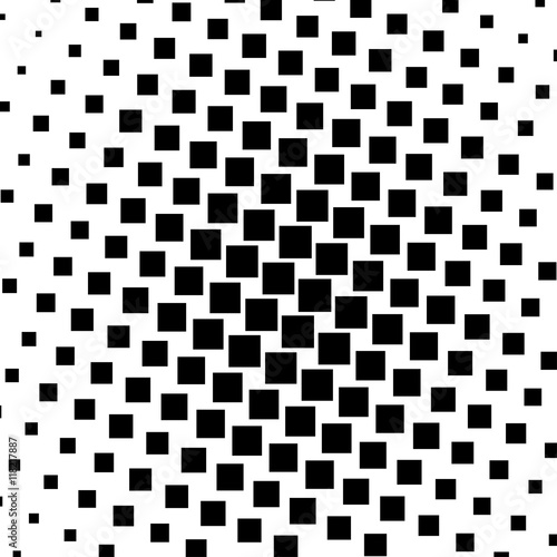black and white squares halftone pattern