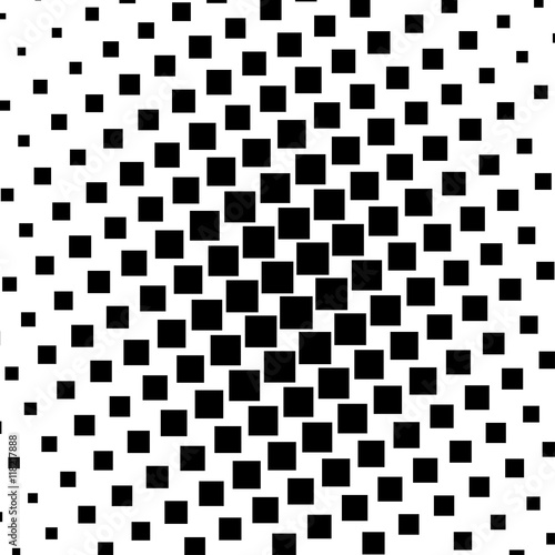 black and white squares halftone pattern
